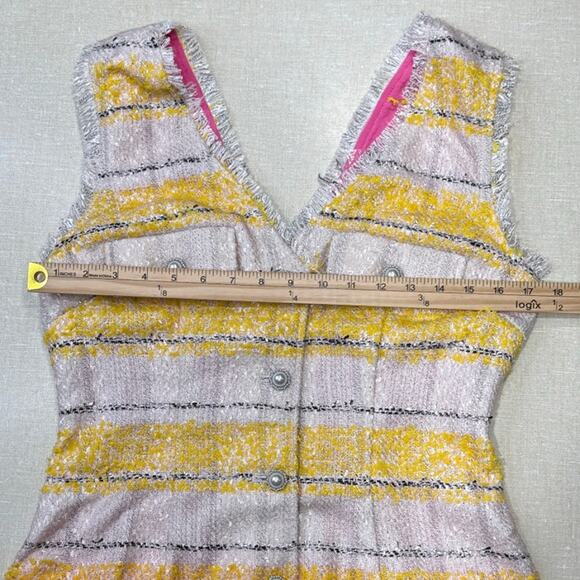 Anthropologie Maeve Sleeveless Tweed Mini Dress - Picture 7 of 11